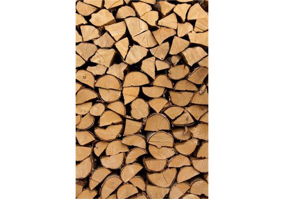 Brennholz Buche 2. Qualität, gesägt & gespalten, trocken - Scheiterlänge 25 cm