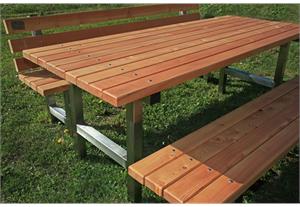 Tomebine, Gartensitzgruppe ein Sitzbank mit/ohne Lehne