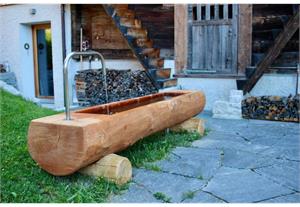 Wasserbrunnen aus Holz, bis 40 cm Durchmesser