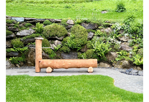 Wasserbrunnen Lärchenholz, Durchmesser bis 40 cm - Länge 2 m